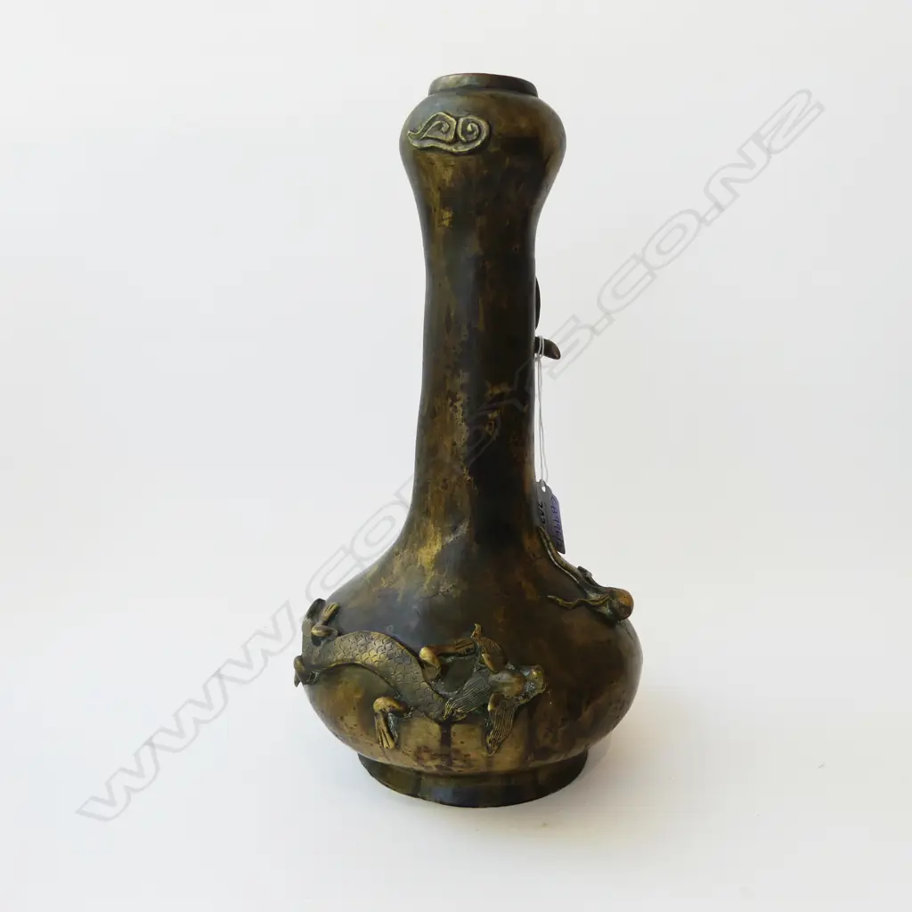 ORIENTAL BRASS VASE H.300mm Image 1++