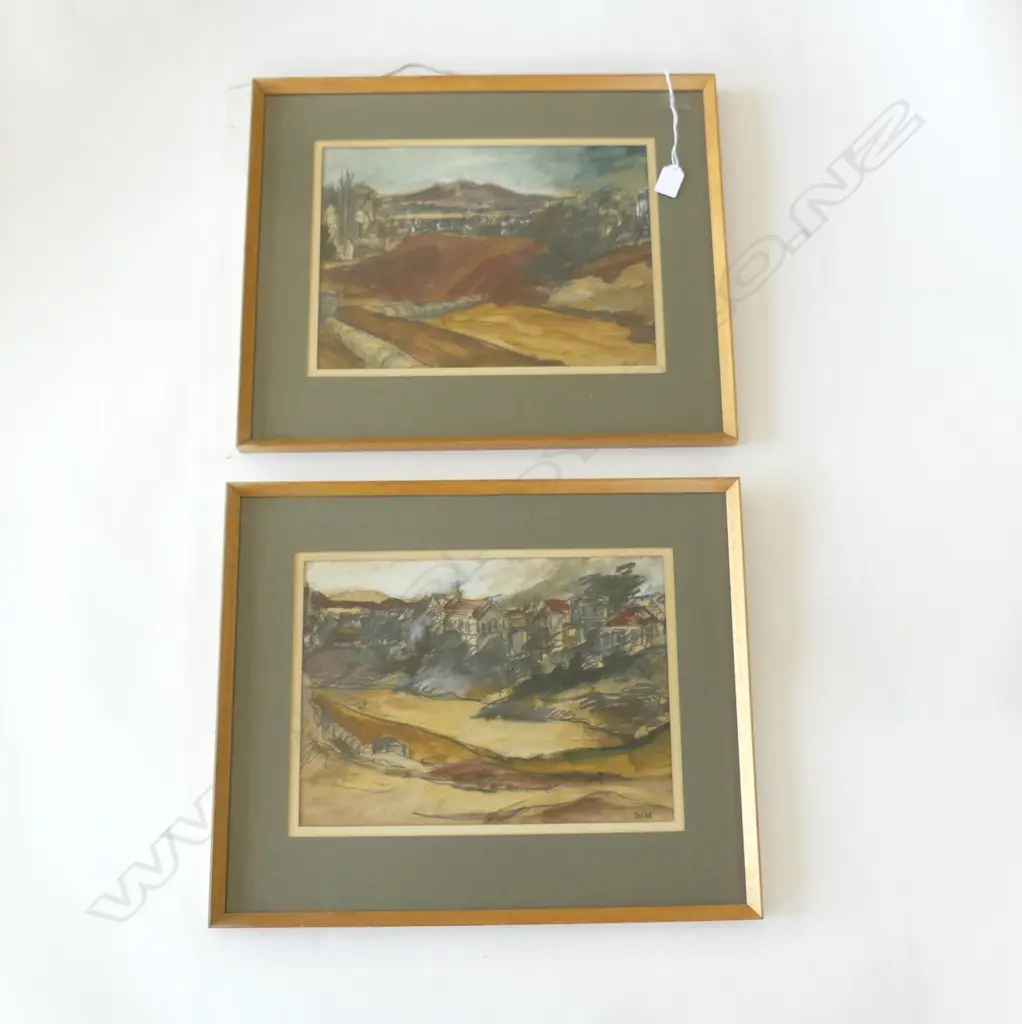 PR of PAINTINGS by JUDY WHITE, AUCKLAND, GOUACHE, 430 x 510mm Image 1++