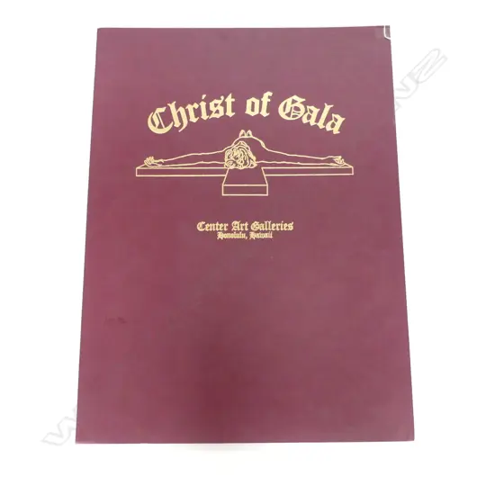 2 SALVADOR DALI LITHOGRAPHS 'CHRIST OF GALA' ed. of 100 430x430mm in lg folder 