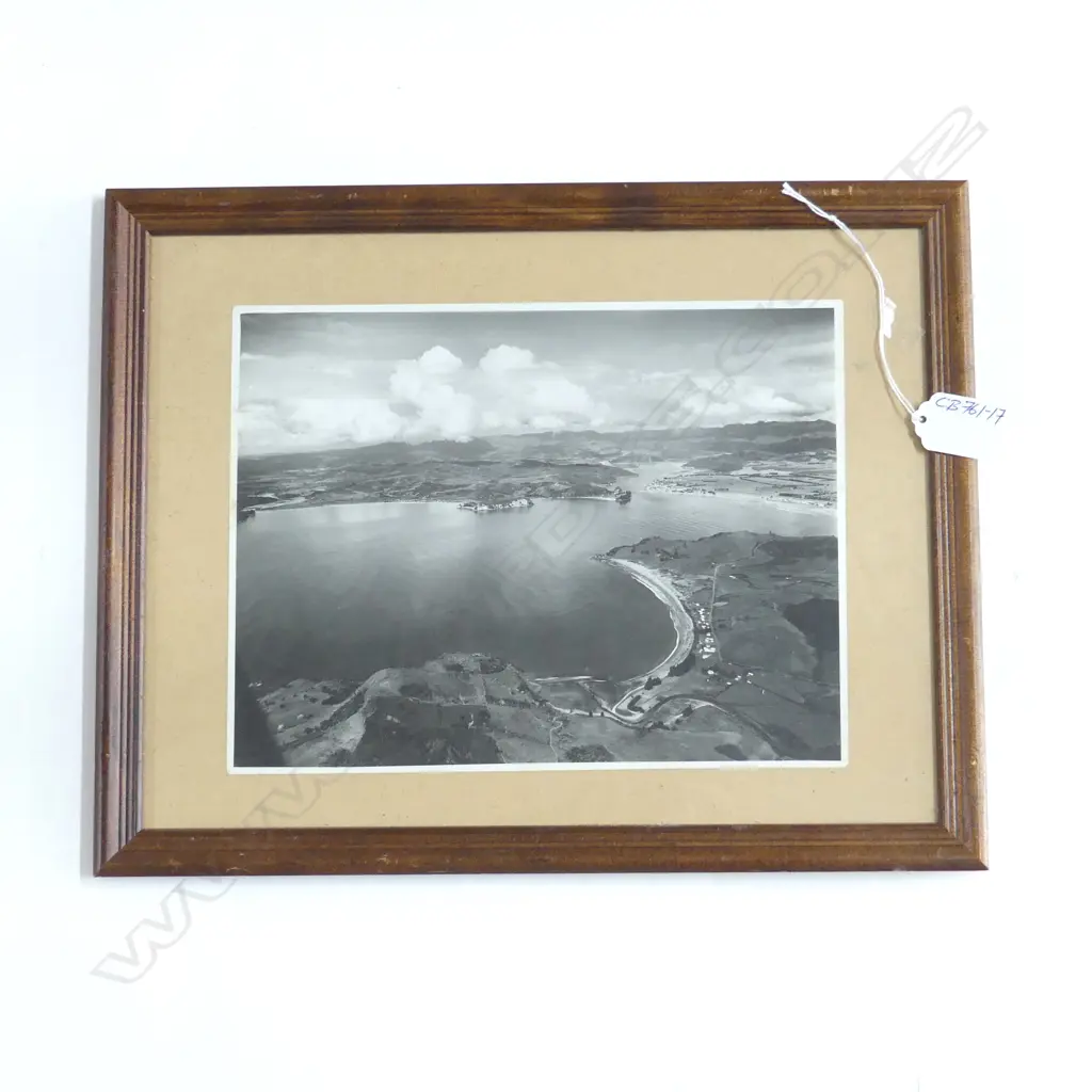 WHITE'S AVIATION VINTAGE PHOTO MERCURY BAY & WHITIANGA 185 X 245mm Image 1++