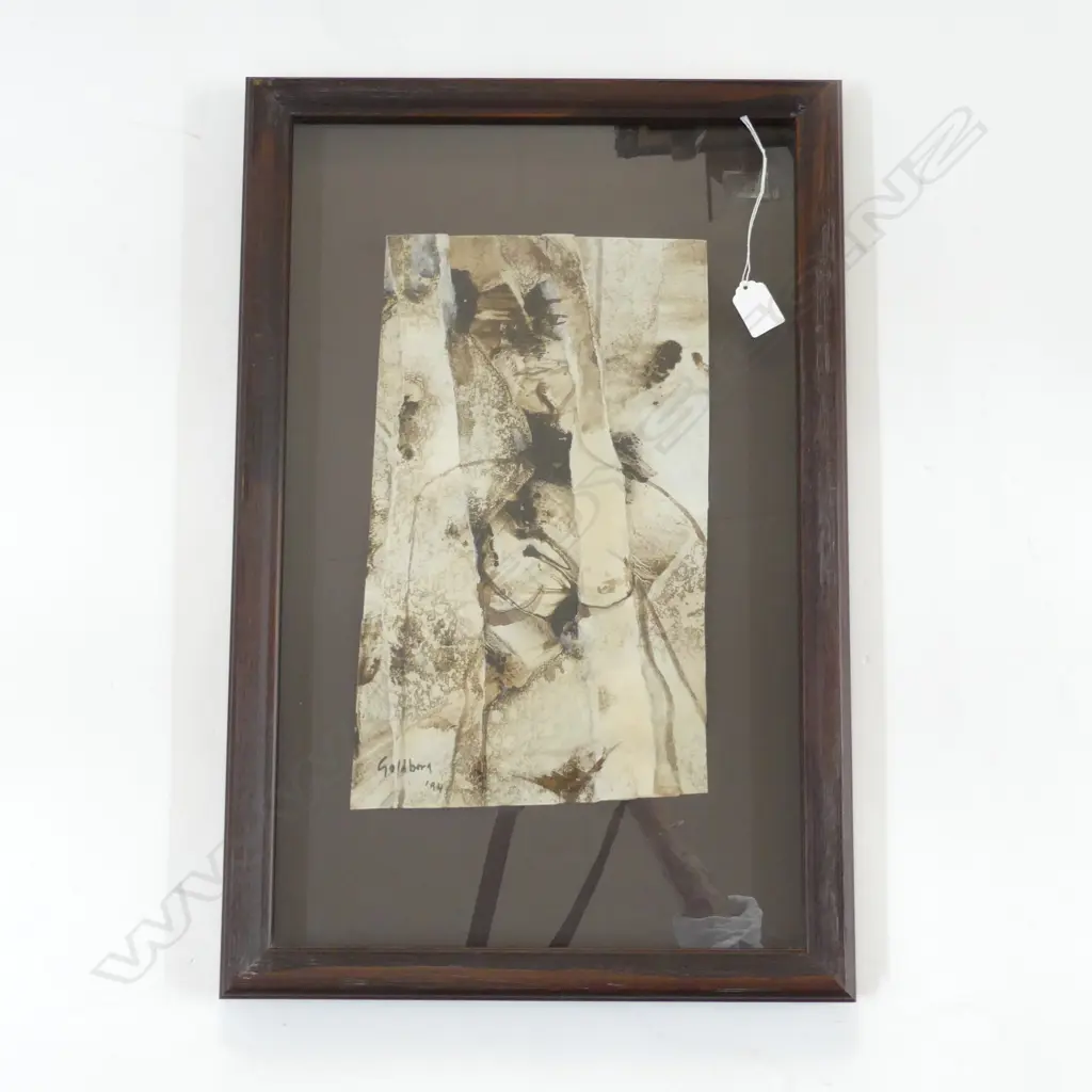 SUZANNE GOLDBERG (NZ 1940-1999), COLLAGE, MIXED MEDIA, SIGNED, 530 x 450mm Image 1++