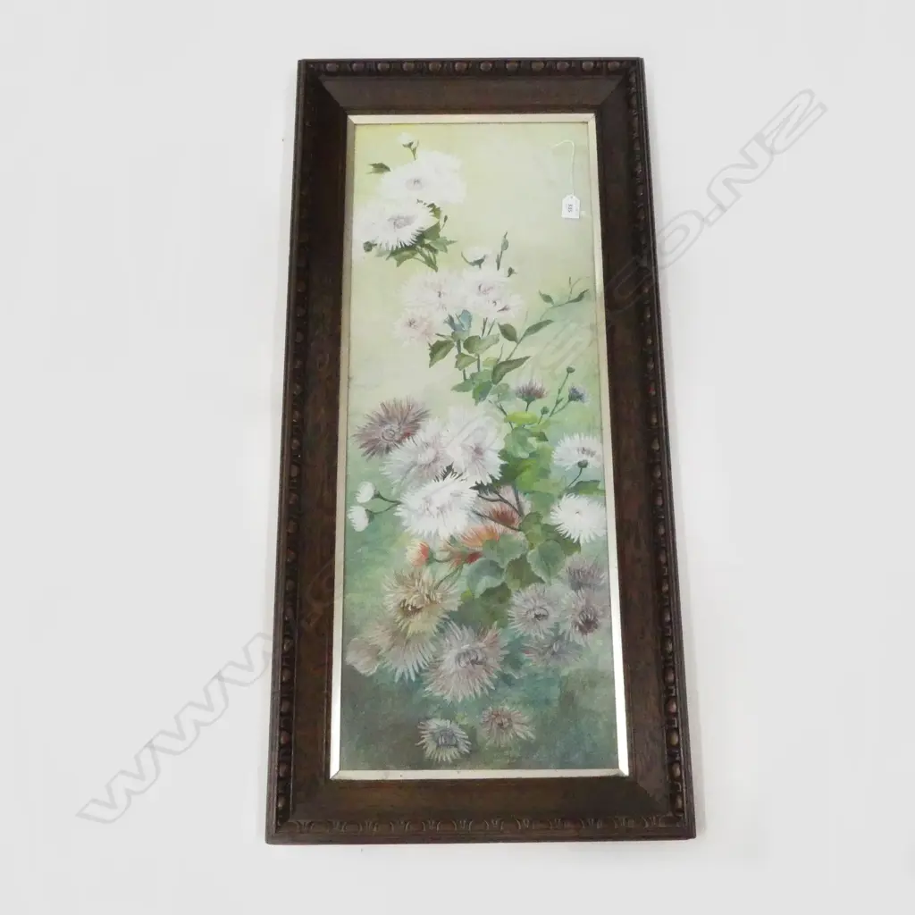 ANTIQUE FLORAL ARTWORK 880x330mm Image 1++