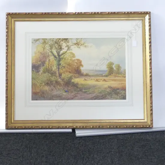 HENRY SYLVESTER STANNARD (BRITISH 1870-1951) 'THE GOLDEN HOUR' WC 360x530mm  ** RTV **