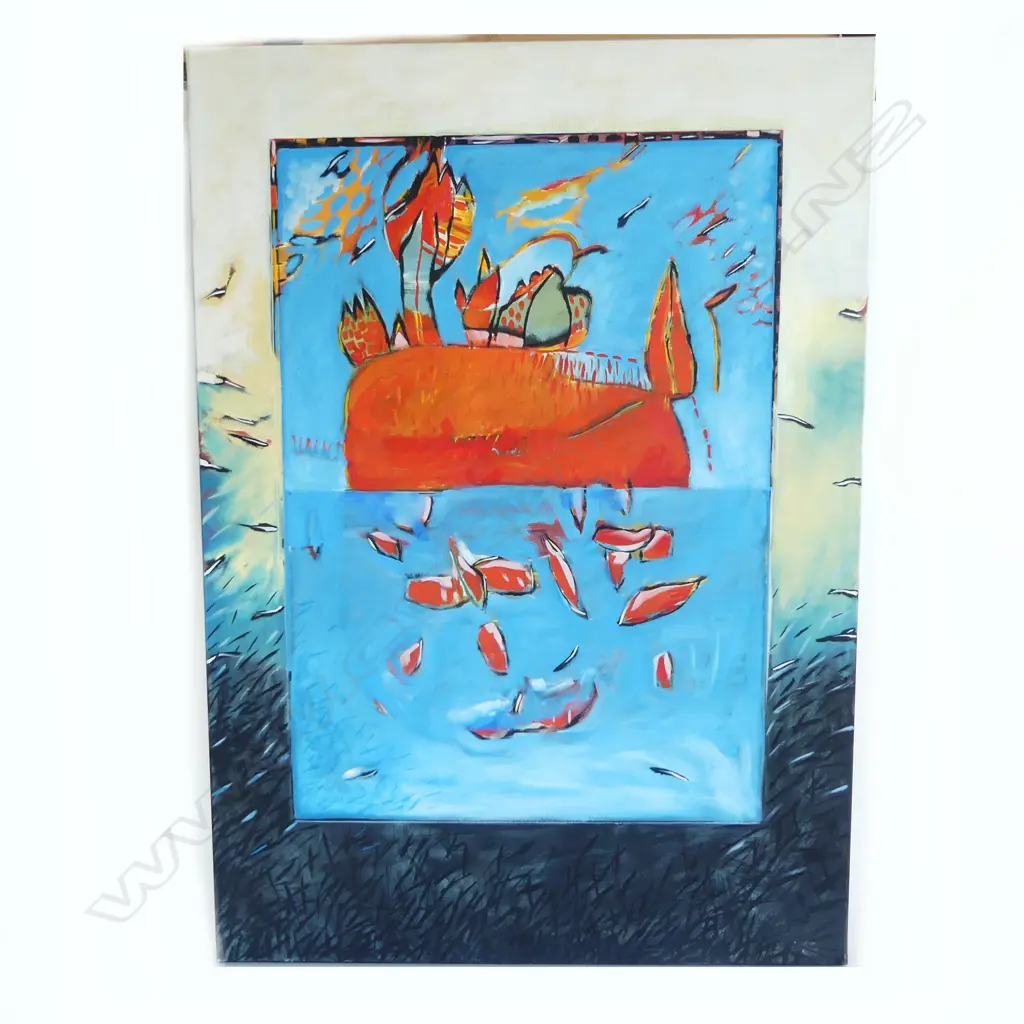 	(23949) CLAUDIA COOPER ACRYLIC PAINTING 'SUNRISE LANDSCAPE' 1060 X 7550mm Image 1++