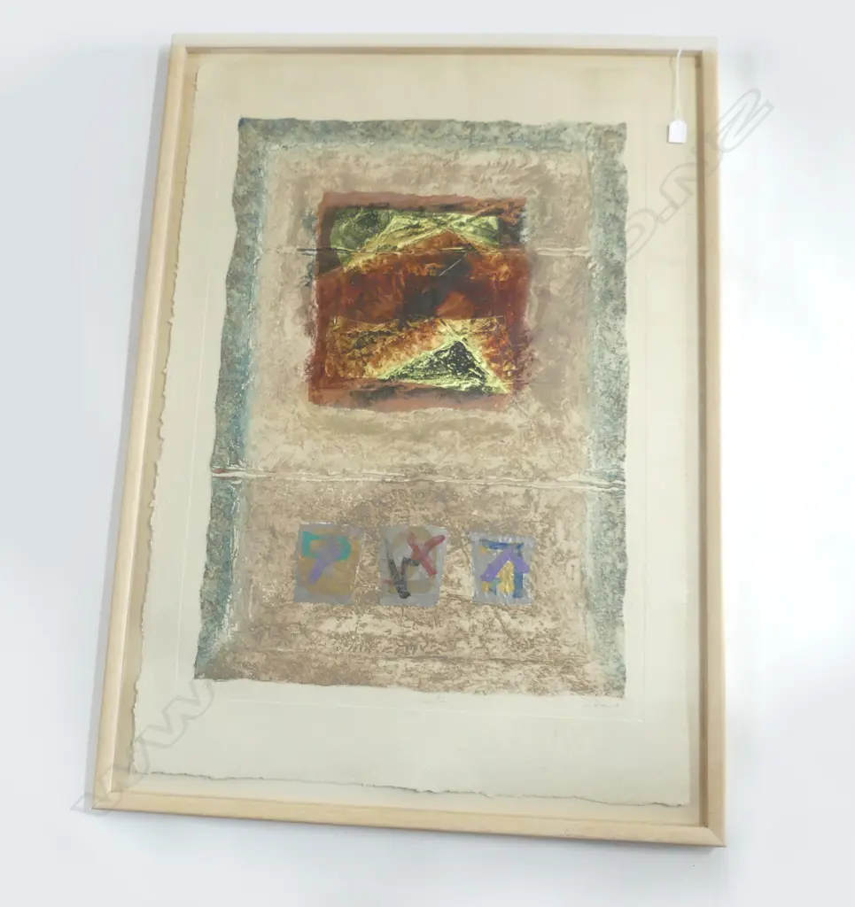 DAVID DODSWORTH 'INSIGNIA II' MIXED MEDIA 1060x750mm Image 1++