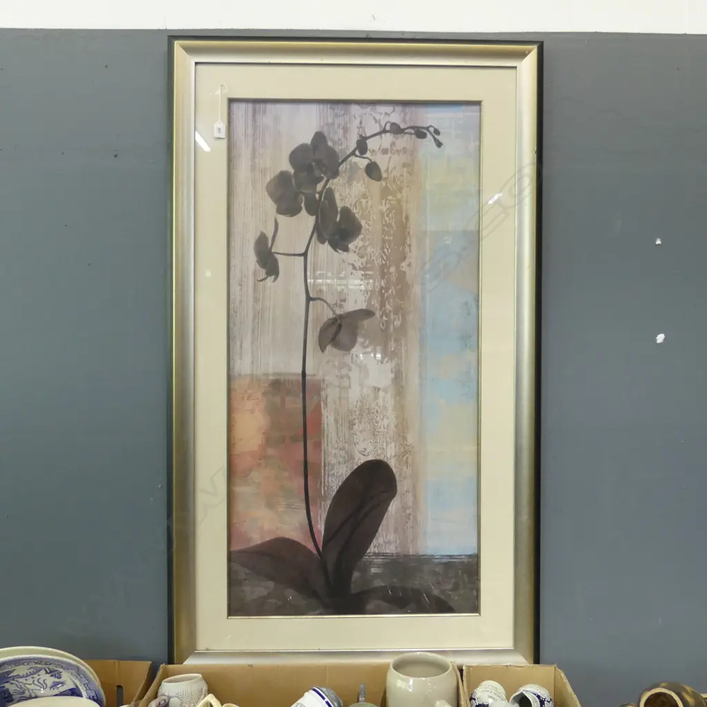 LG ORCHID PRINT ARTWORK 1160x560mm Image 1++