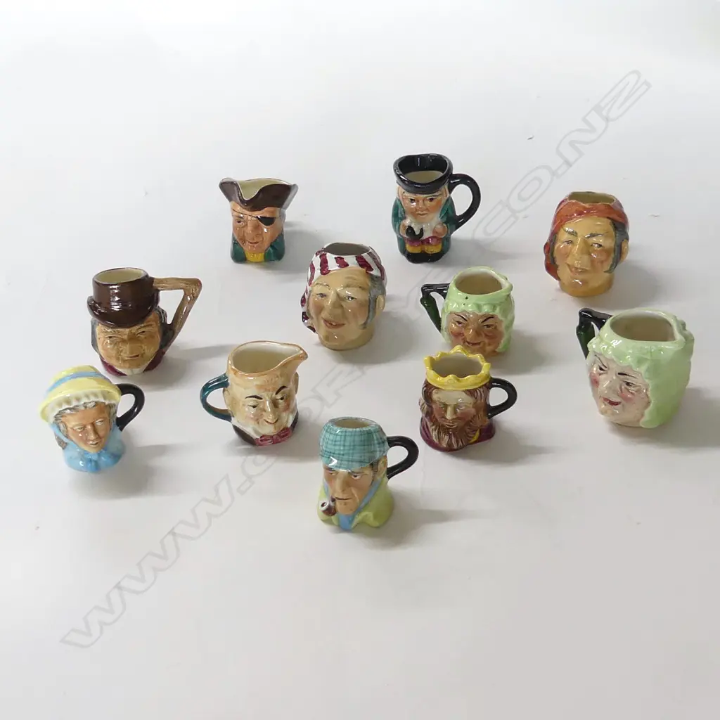 11 ROYAL DOULTON 'TINY' TOBY JUGS Image 1++