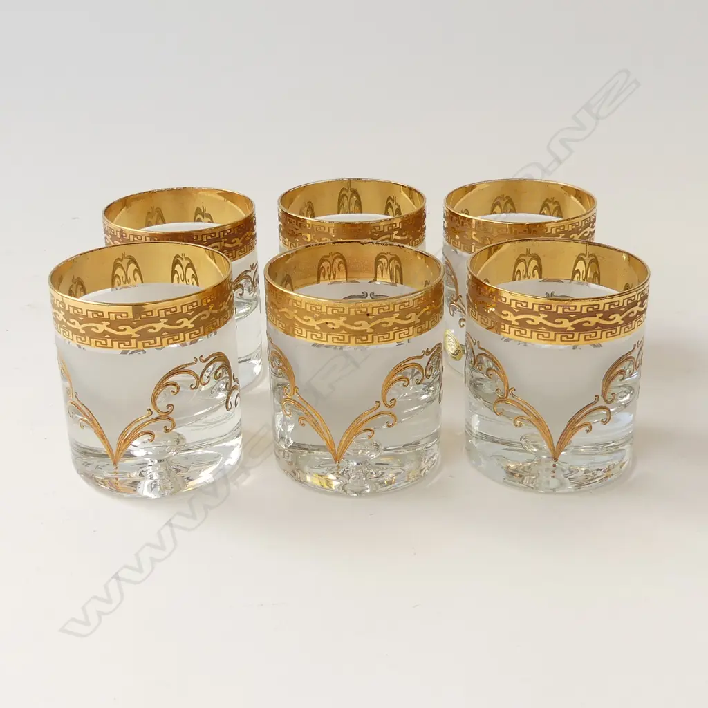 6 NIKE BOHEMIA CRYSTAL TUMBLERS H.95mm Image 1++