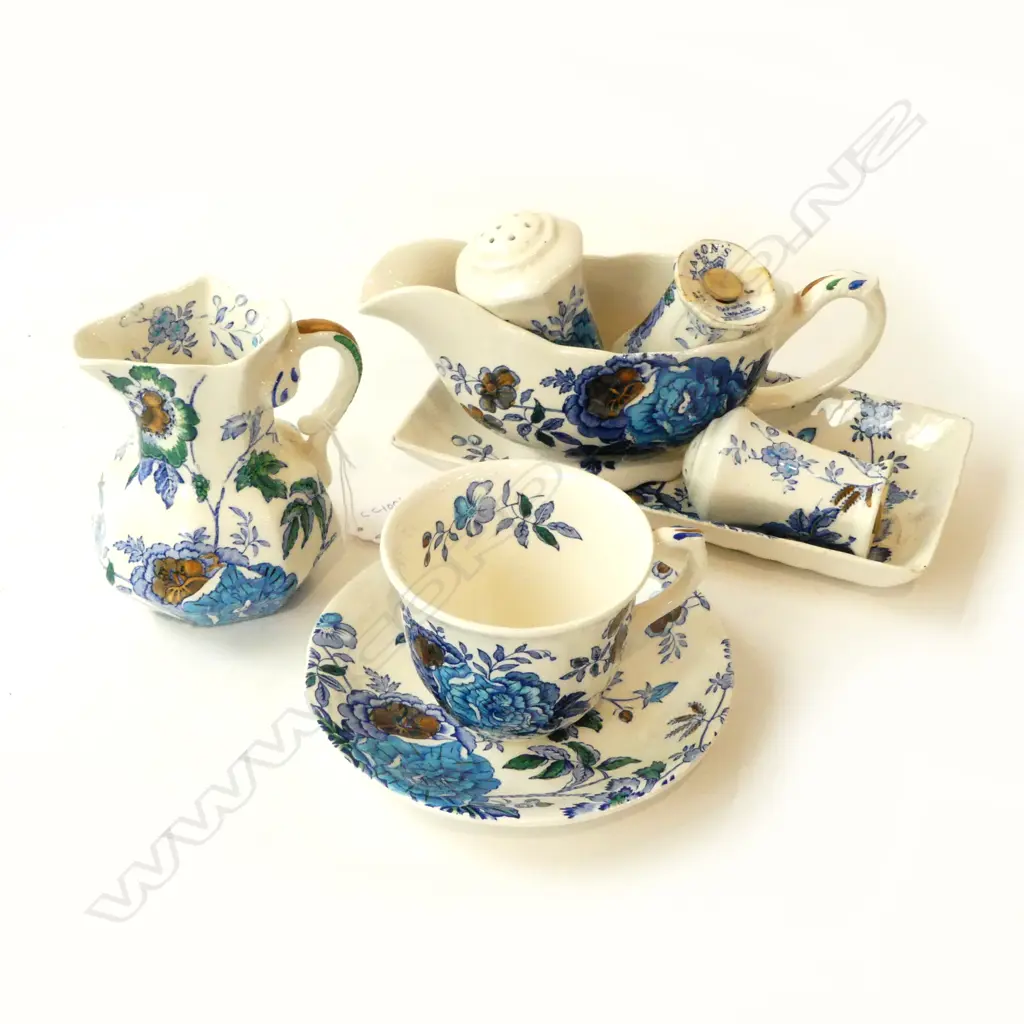 8 PCES BLUE MASONS 'BELVEDERE' Image 1++