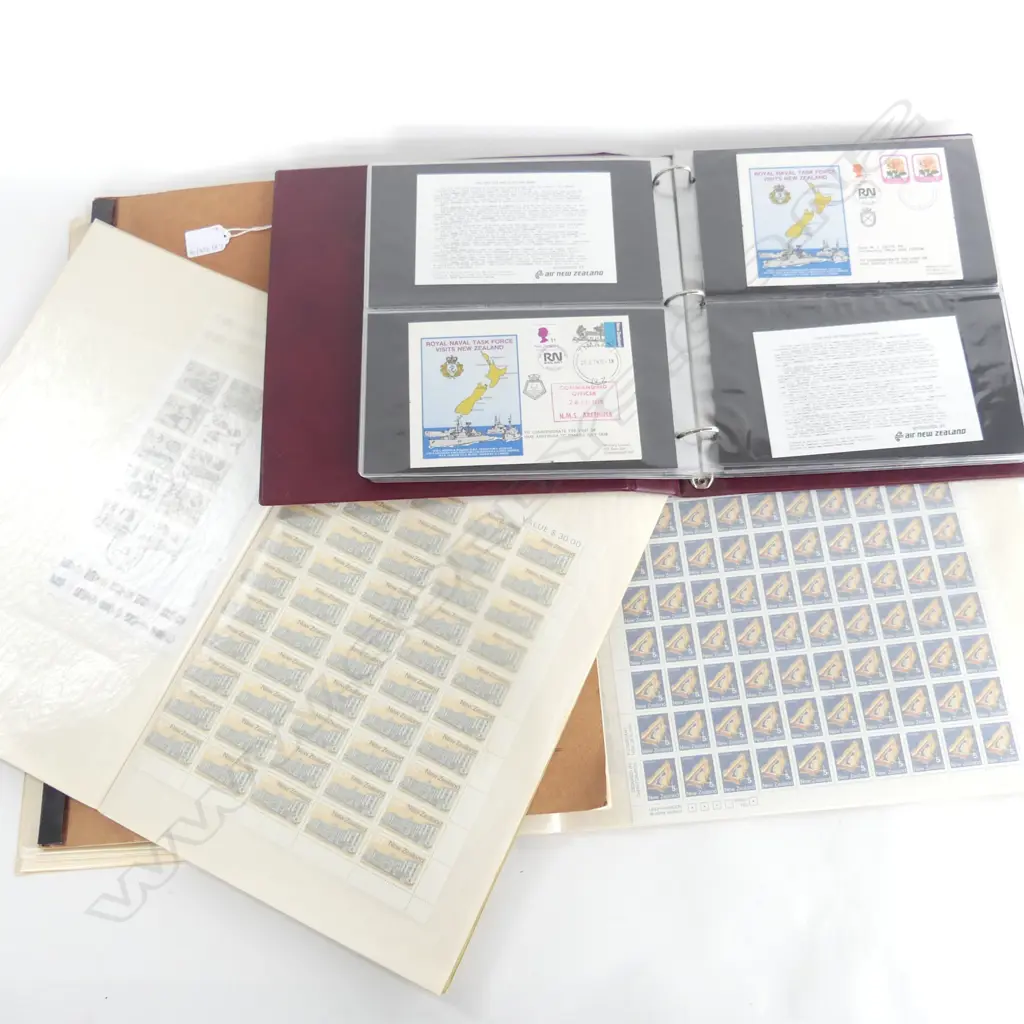 3 STAMP SHEET BOOKS + FIRST DAY COVER ALBUM Image 1++