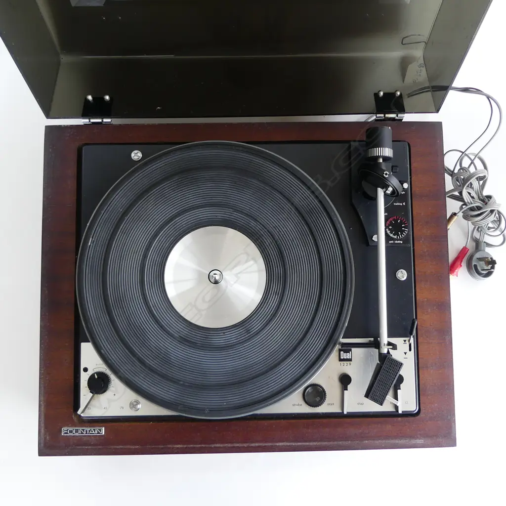 FOUNTAIN TURNTABLE UNIT DUAL 1229 TURNTABLE Image 1++