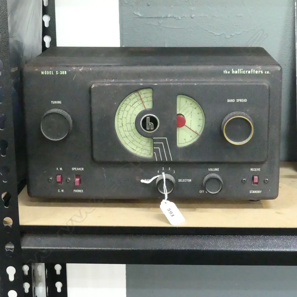 HALLICRAFTERS SHORTWAVE RADIO, 330 X 200MM Image 1++