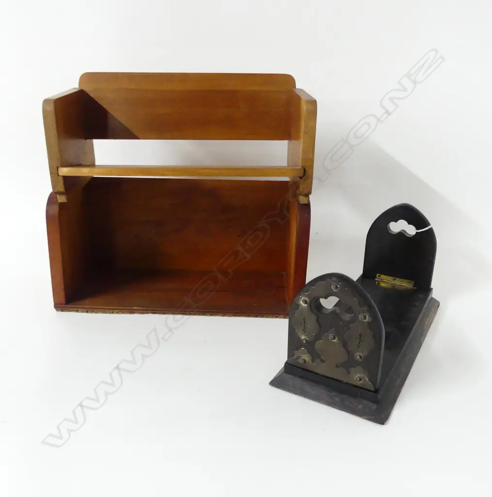3 BOOKSTANDS; 2 DECO, 1 VICTORIAN EXPANDING W.400mm Image 1++