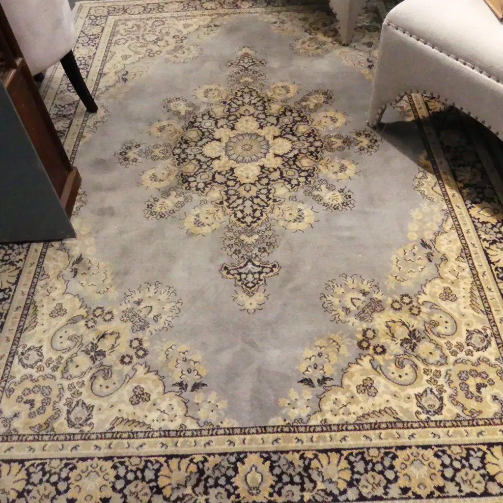 GREY MACHINED RUG 2800x2000mm Image 1++