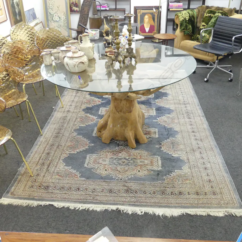 HAND KNOTTED WOOL PILE RUG 2700x1880mm Image 1++
