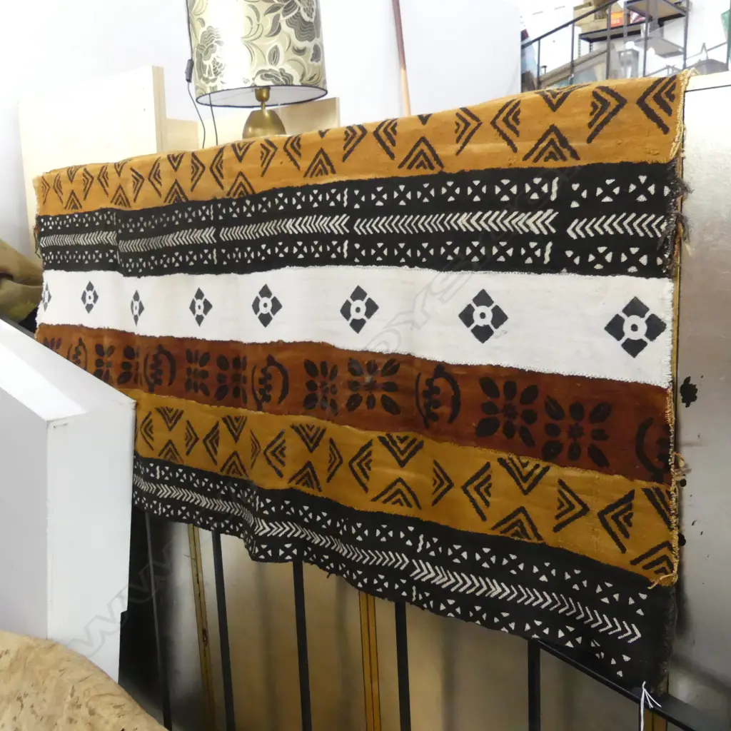 AFRICAN PRINTED CANVAS WALL HANGING 800x1550mm Image 1++