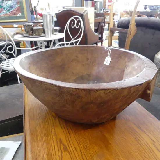 LG WOODEN BOWL 460mm dia