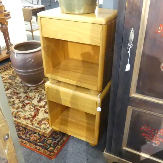 PR RIMU BEDSIDE CABINETS 