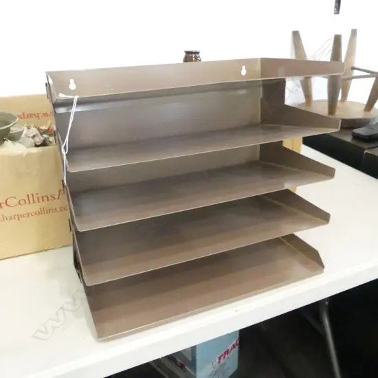 5 TIER METAL FILE TRAY 385x210x335mm