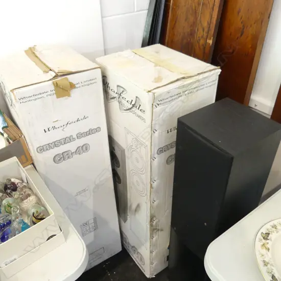 PR WHARFEDALE CR40 SPEAKERS IN ORIGINAL PACKING BOXES