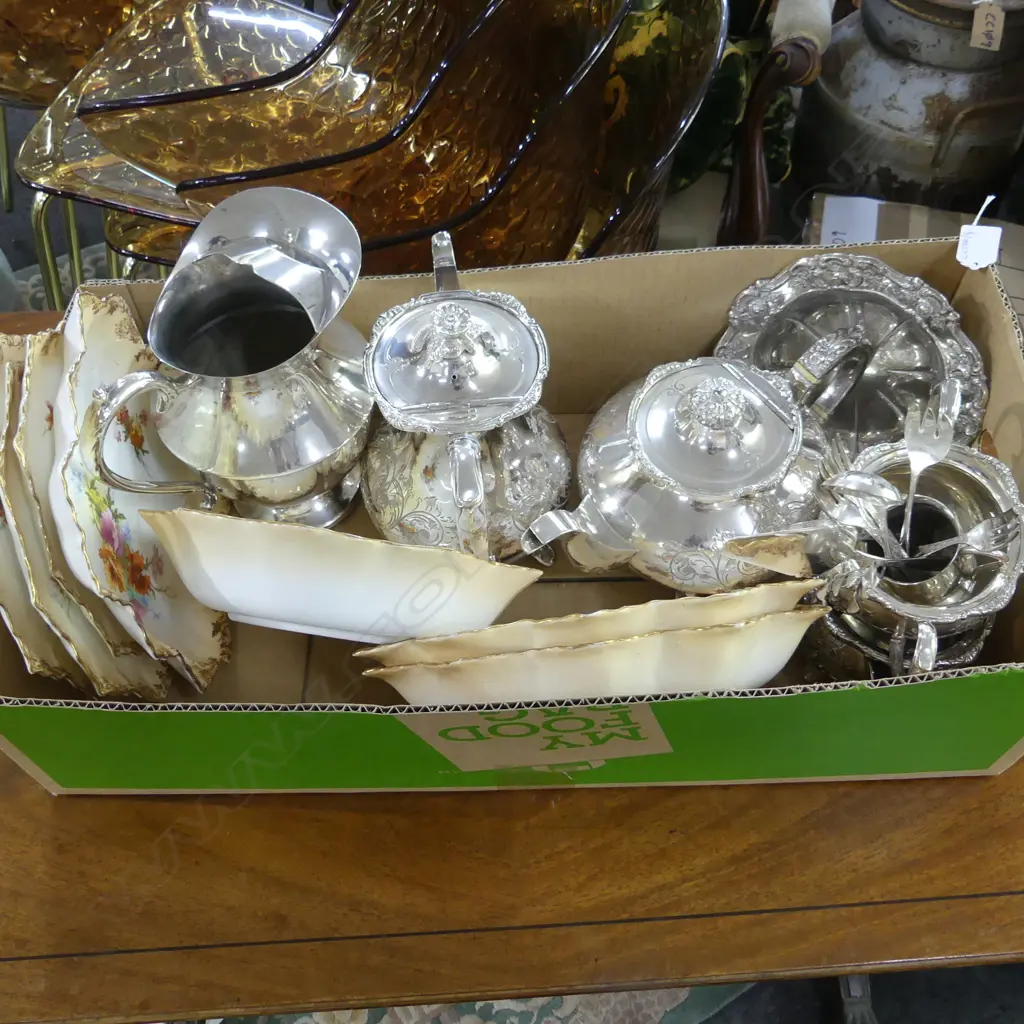 ASST. SILVER PLATE, DOULTON PLATES Image 1++