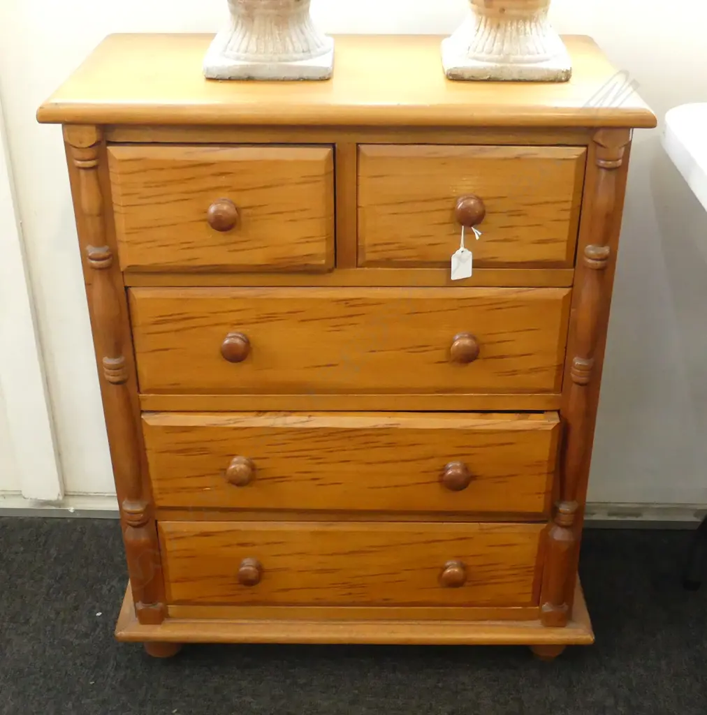SMALL CHEST OF 5 DRAWERS 650x330x800mm Image 1++