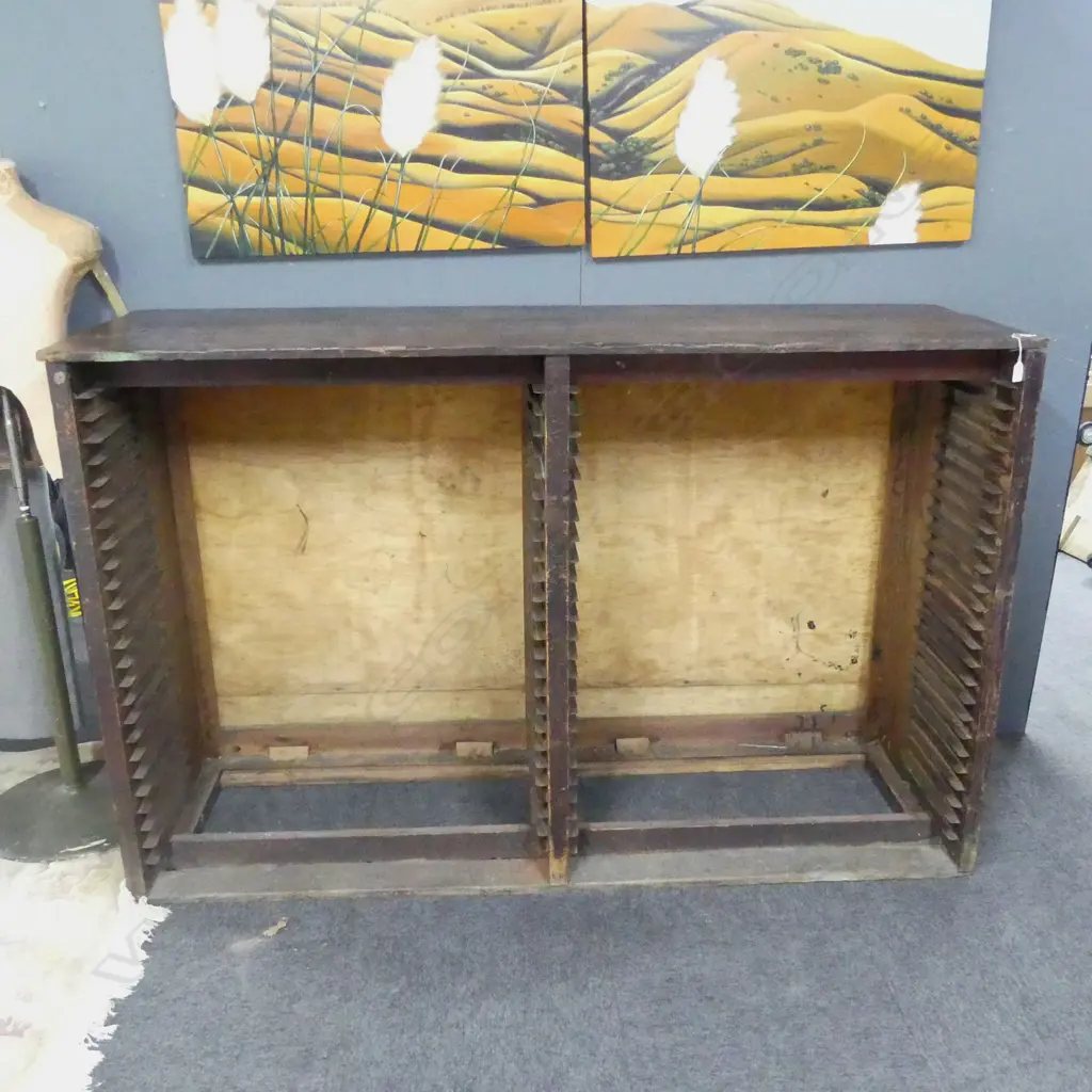 PRINTERS LARGE DOUBLE CABINET with NO DRAWERS. 1780 x 555 x 1130mm. Image 1++