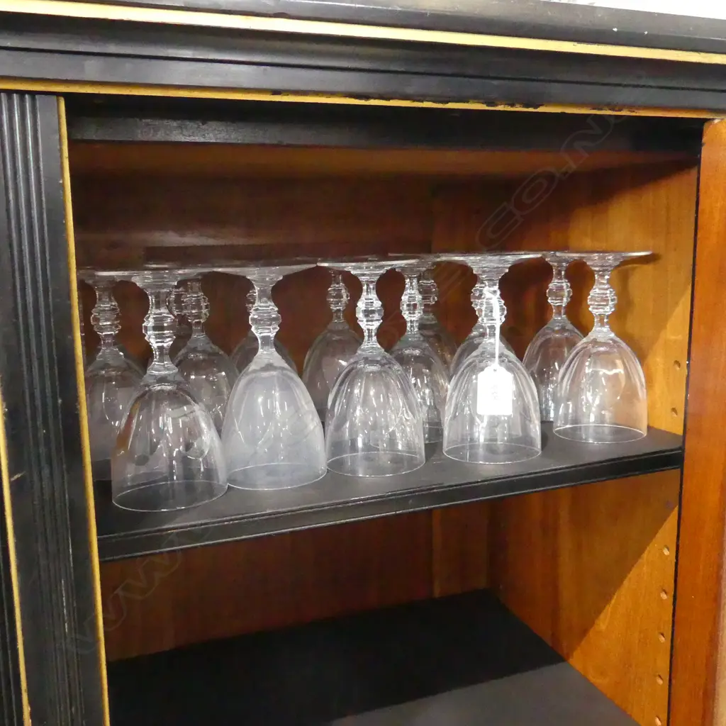 15 CRYSTAL WINE GLASSES H.150mm some cloudy Image 1++