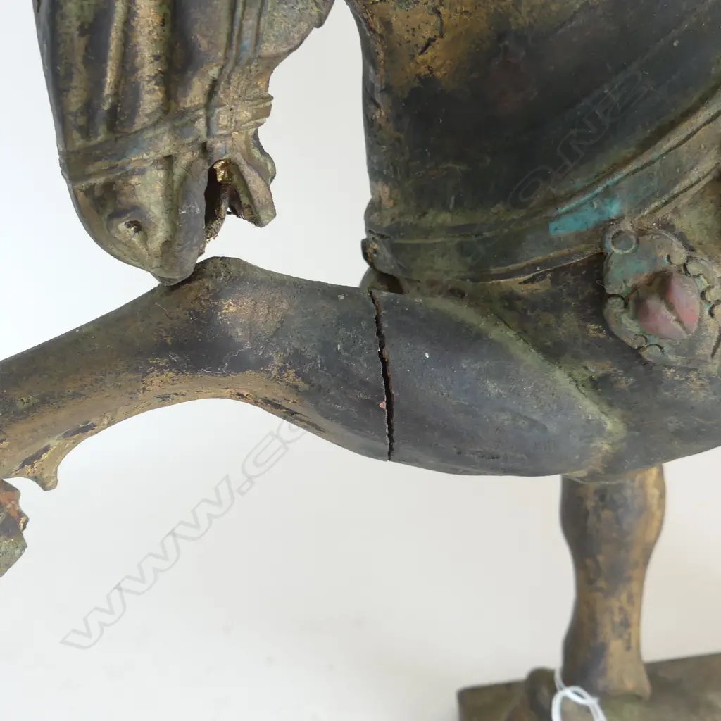 TANG STYLE CARVED WOODEN HORSE H.460mm Image 1++