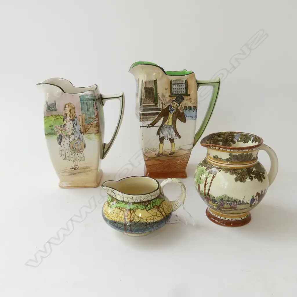 4 ROYAL DOULTON JUGS H.190mm Image 1++