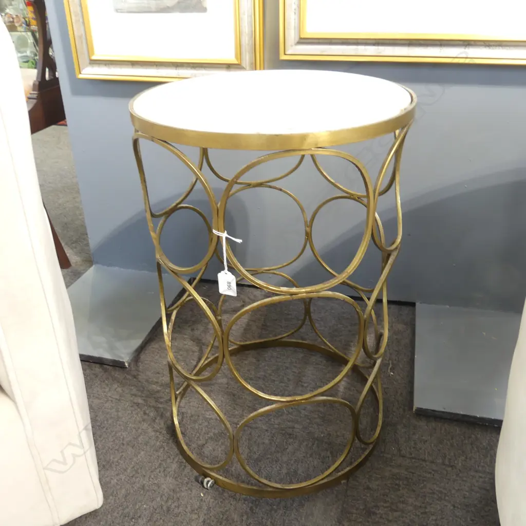 MODERN SIDE TABLE H.610mm, 400mm dia Image 1++