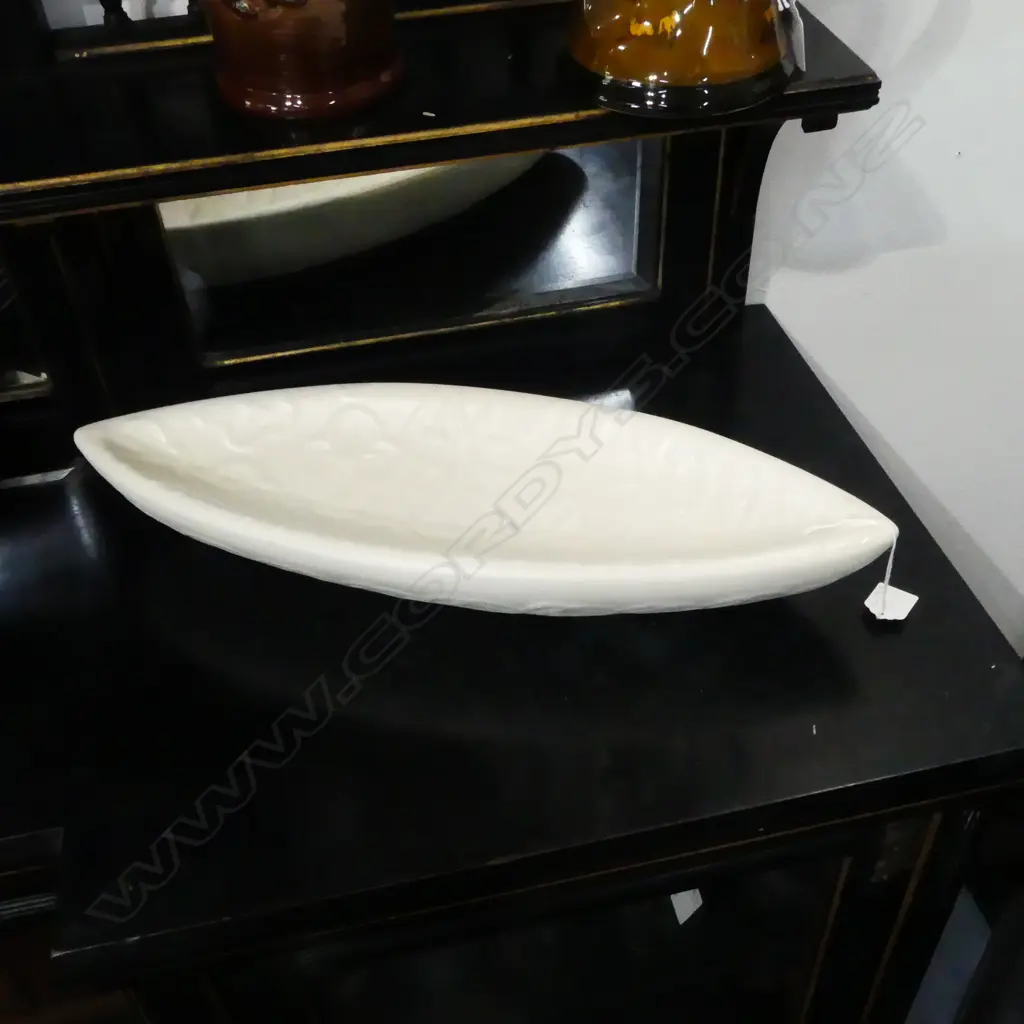 CHAN ANDREASSEND LG WHITE CERAMIC BOWL L.500mm Image 1++