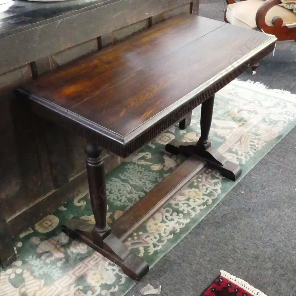 OAK SIDE TABLE 915x455x680mm Image 1++