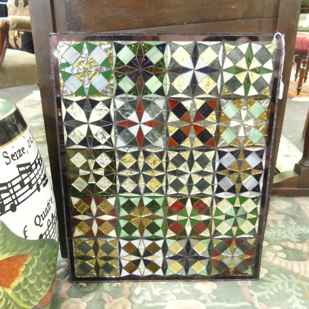 ROBYN GIBSON GLASS MOSAIC ARTWORK 555x450mm Image 1++