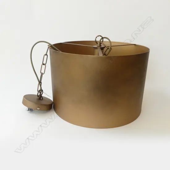 MODERN GOLD METAL LIGHT FITTING 380mm dia