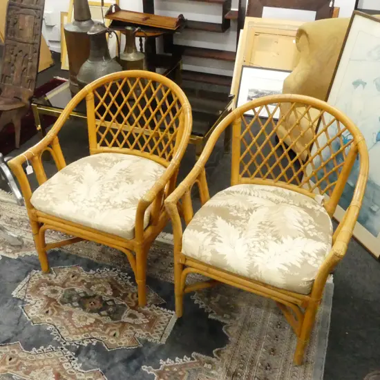PR CANE ARMCHAIRS
