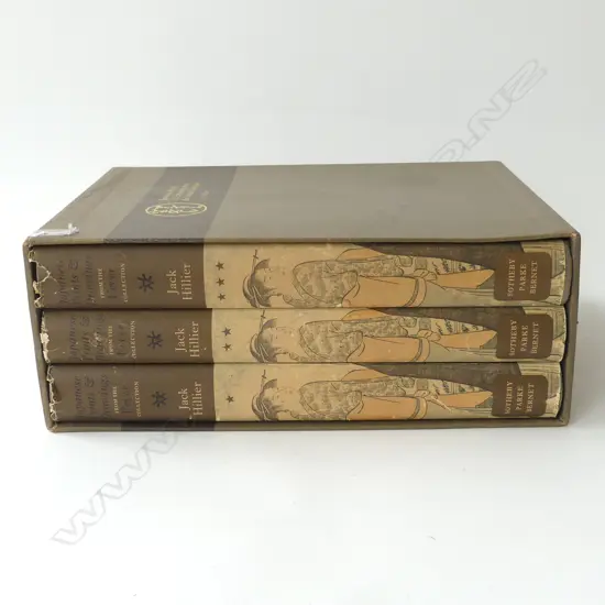3 VOLS JACK HILLIER JAPANESE PRINTS & DRAWINGS