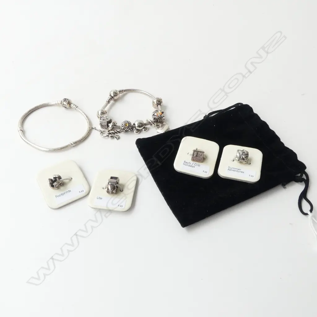 PANDORA STG BRACELETS & CHARMS Image 1++
