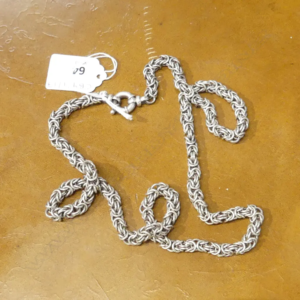 STG SILVER NECKLACE, 112gms Image 1++