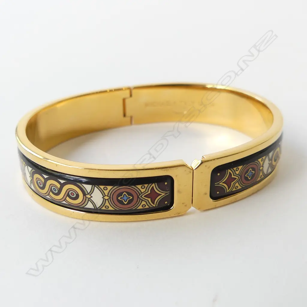 OLYMPIC NURSES BROOCH WATCH (running) + MICHAELA FREY BANGLE both boxed Image 1++