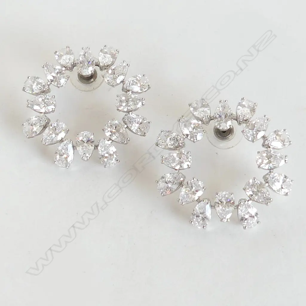 PR SWAROVSKI EARINGS for pierced ears Image 1++