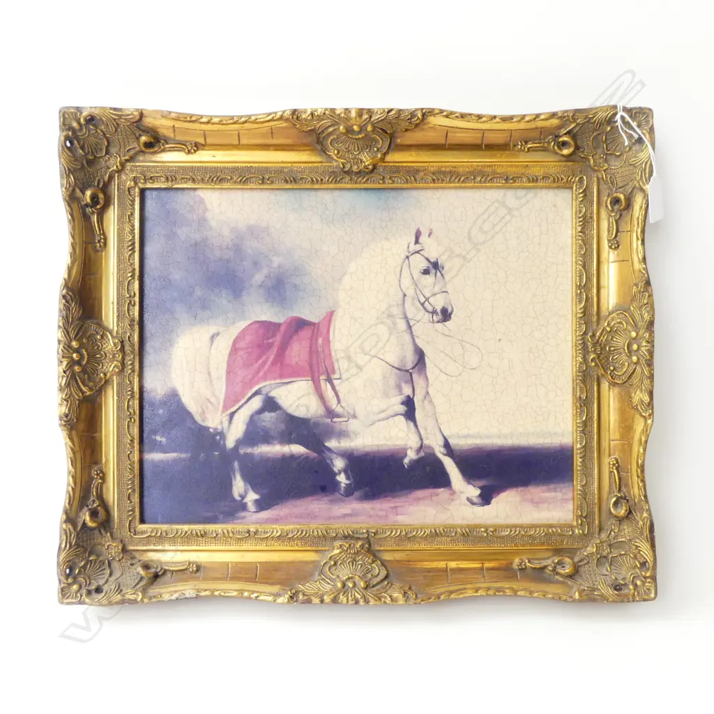 ANTIQUE STYLE HORSE PRINT, 265x340mm Image 1++