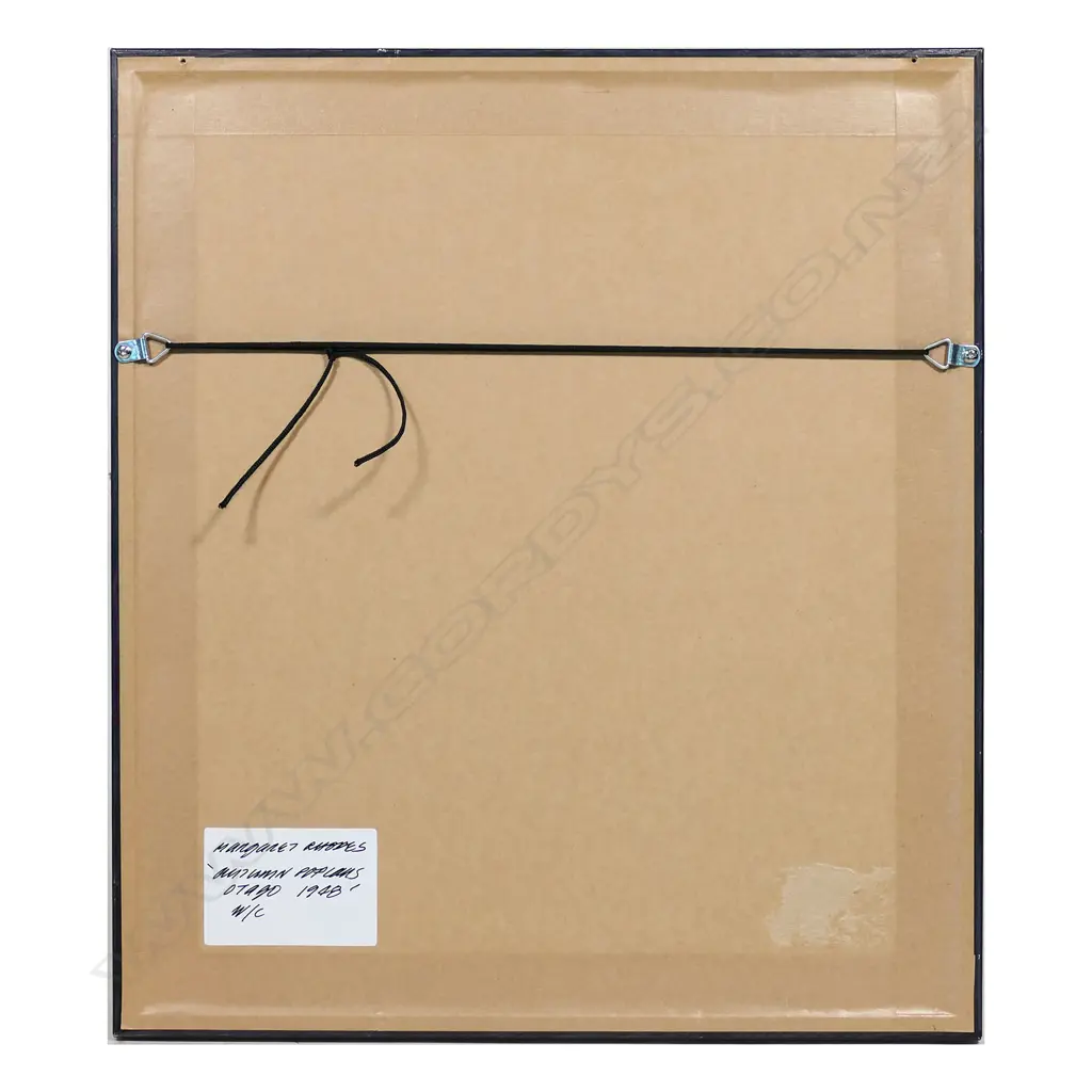 Margaret Rhodes (1921-) Autumn Poplars Otago'  - 260 x 215mm, Image 1++