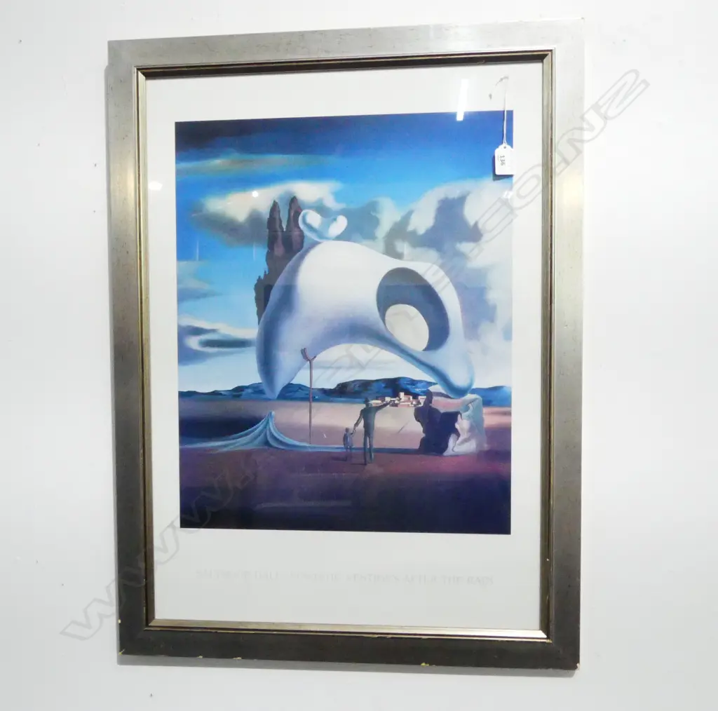 SALVADOR DALI PRINT 'ATAVISTIC VESTIGES AFTER THE RAIN' 690x490mm Image 1++