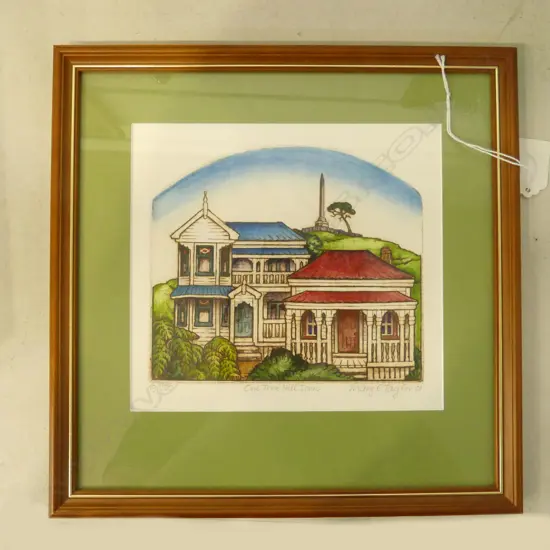 MARY E. TAYLOR 'ONE TREE HILL ICON' PRINT 19/250 '01 170x185mm