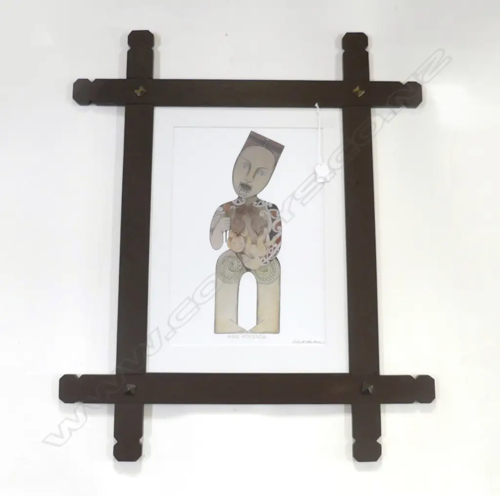 ROBIN KAHUKIWA 'HINE POKENGA' PRINT 400x280mm Image 1++