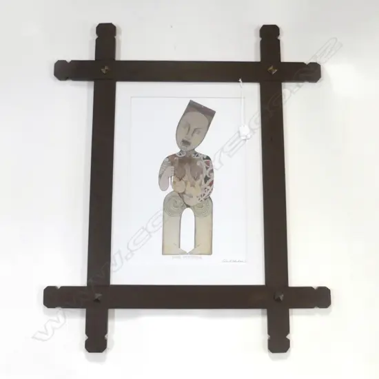 ROBIN KAHUKIWA 'HINE POKENGA' PRINT 400x280mm