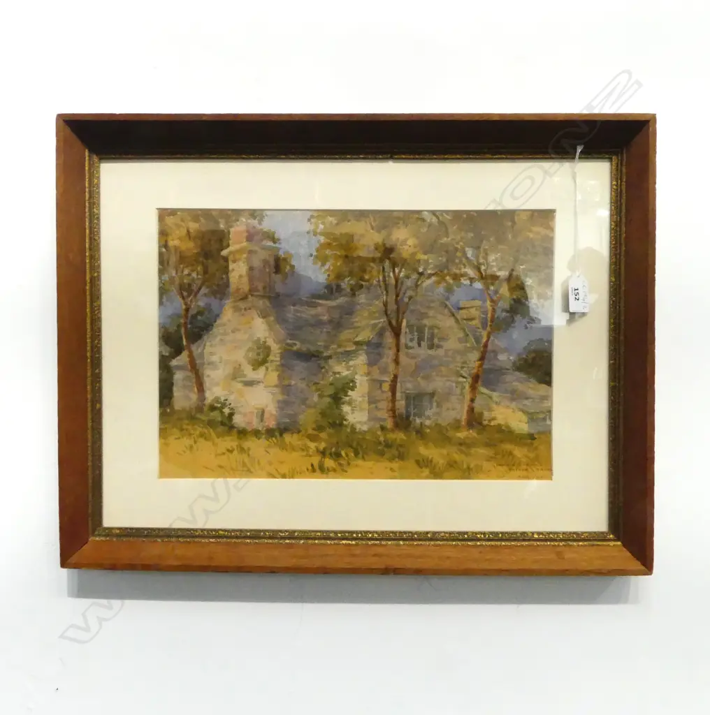 ARTIST UKNOWN, OWAIN GLYNDWR'S PRISON CARROG, W/C '89 250x370mm Image 1++