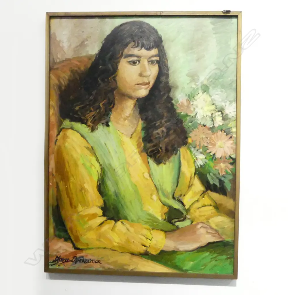 MARIE D VICKERMAN-JOHANSEN b.1929, UNTITLED, OIL ON BOARD, 550 x 750m Image 1++