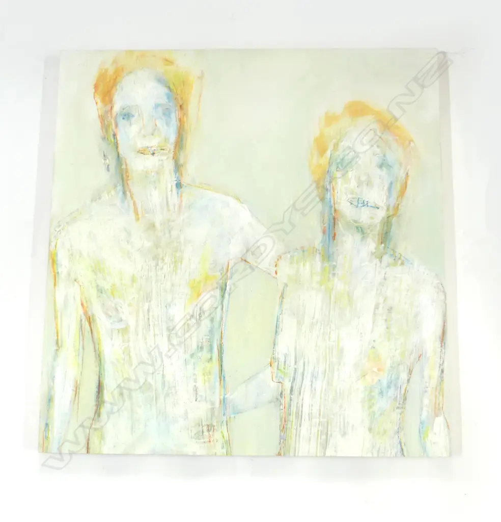 ARTIST UNKNOWN, 'FERALS' MIXED MEDIA ON BOARD, 710x685mm Image 1++